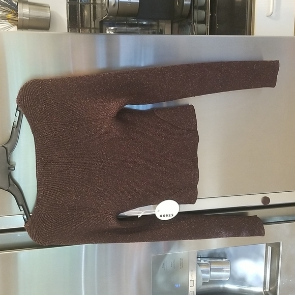 💕STAUD💕 Cerro Top ~ Brown Small S NWT - Picture 14 of 16